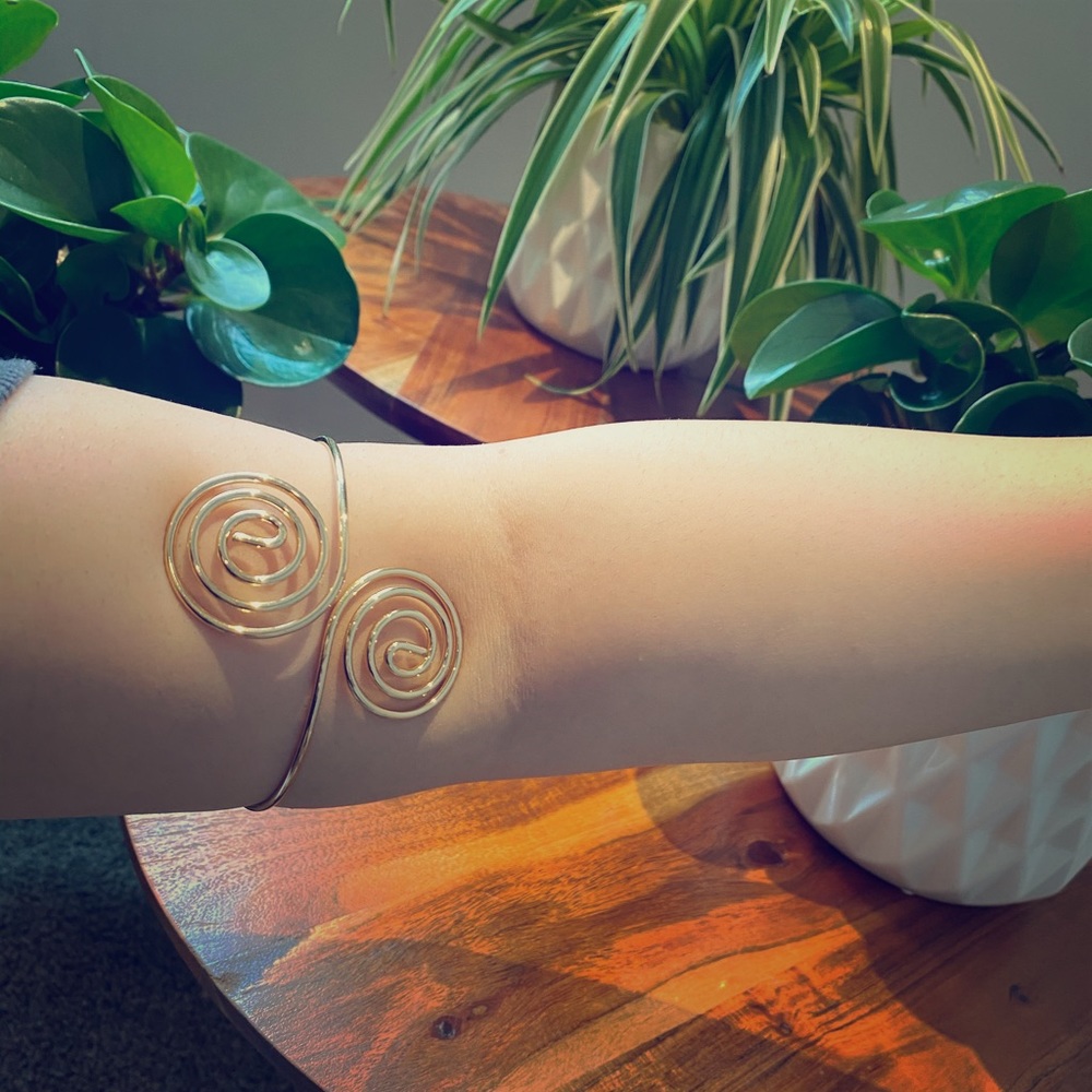BOGO Gold Swirl Arm Cuff